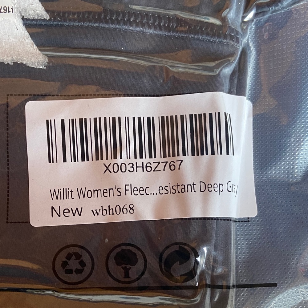 Willit Women's Fleece-Resistant Leggings - Deep Gray